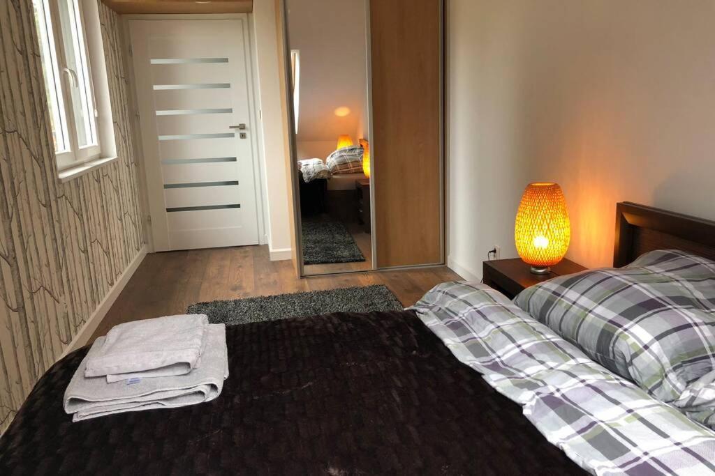 Apartament Dwupoziomowy apartament nad jeziorem w lesie Augustów Zewnętrze zdjęcie