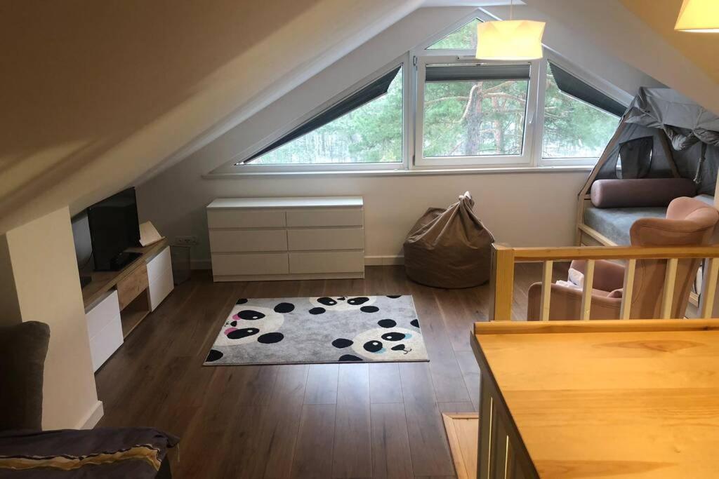 Apartament Dwupoziomowy apartament nad jeziorem w lesie Augustów Zewnętrze zdjęcie